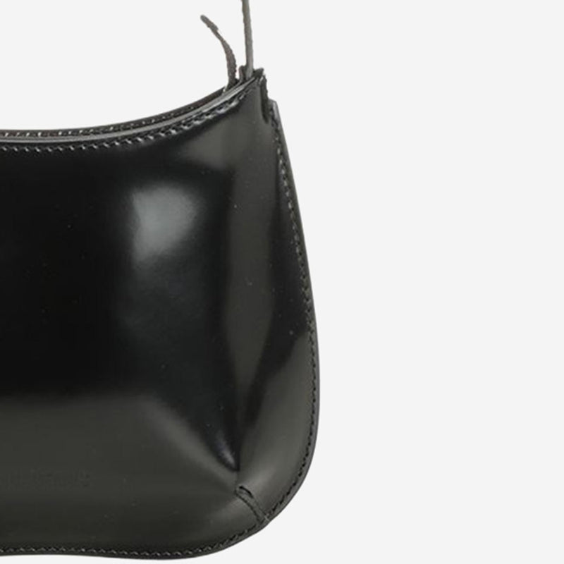 Jacquemus Shoulder Bag — Black Leather