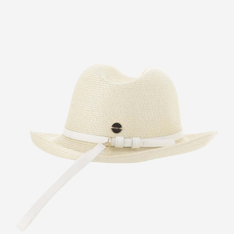 Filippo Catarzi Cat40 Paper Blend Sun Hat — Beige