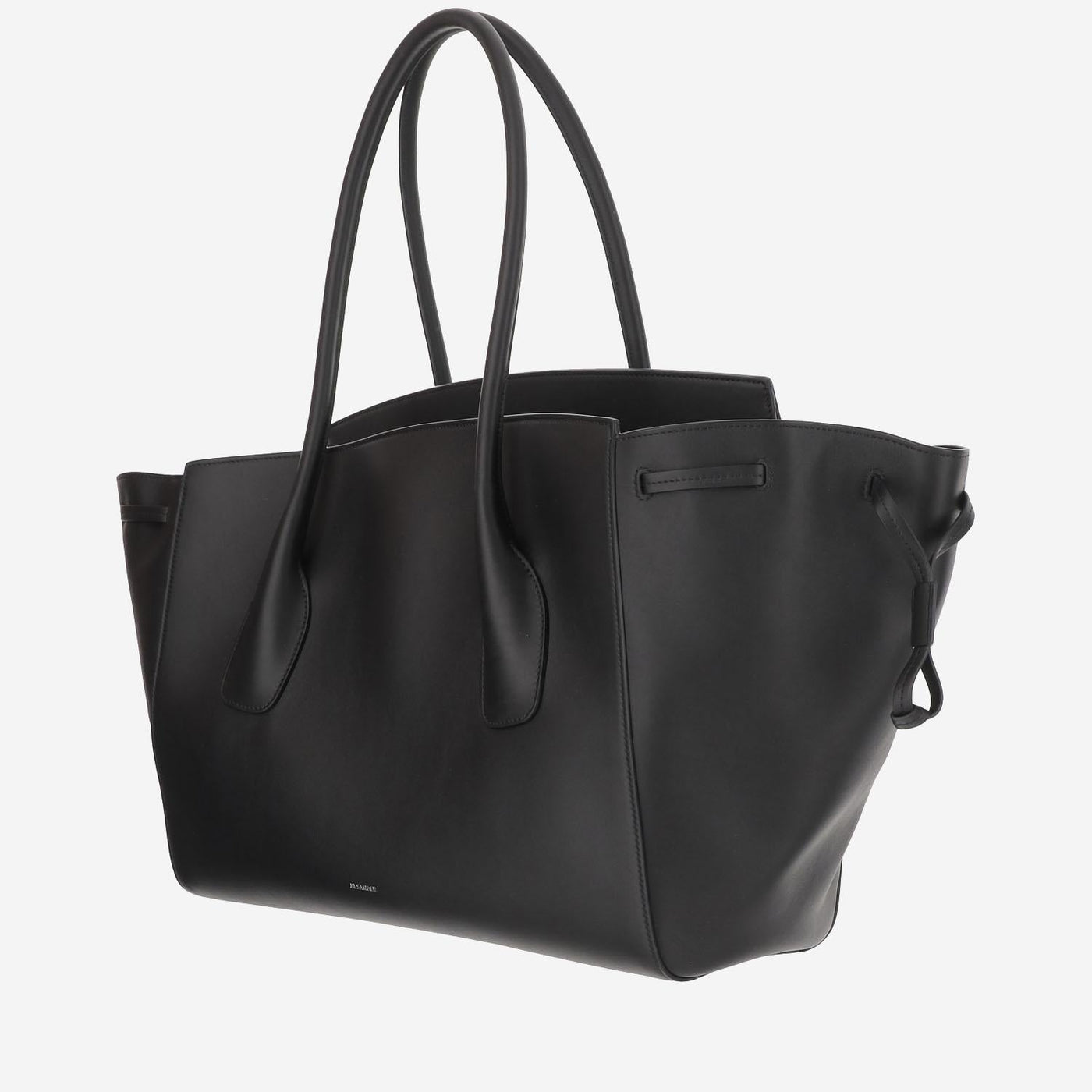 Jil Sander Leather Tote Bag — Black