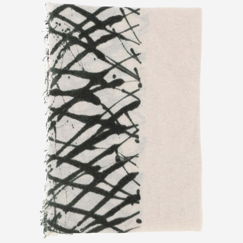Faliero Sarti Siox Scarf — Ivory Cashmere Scarfs