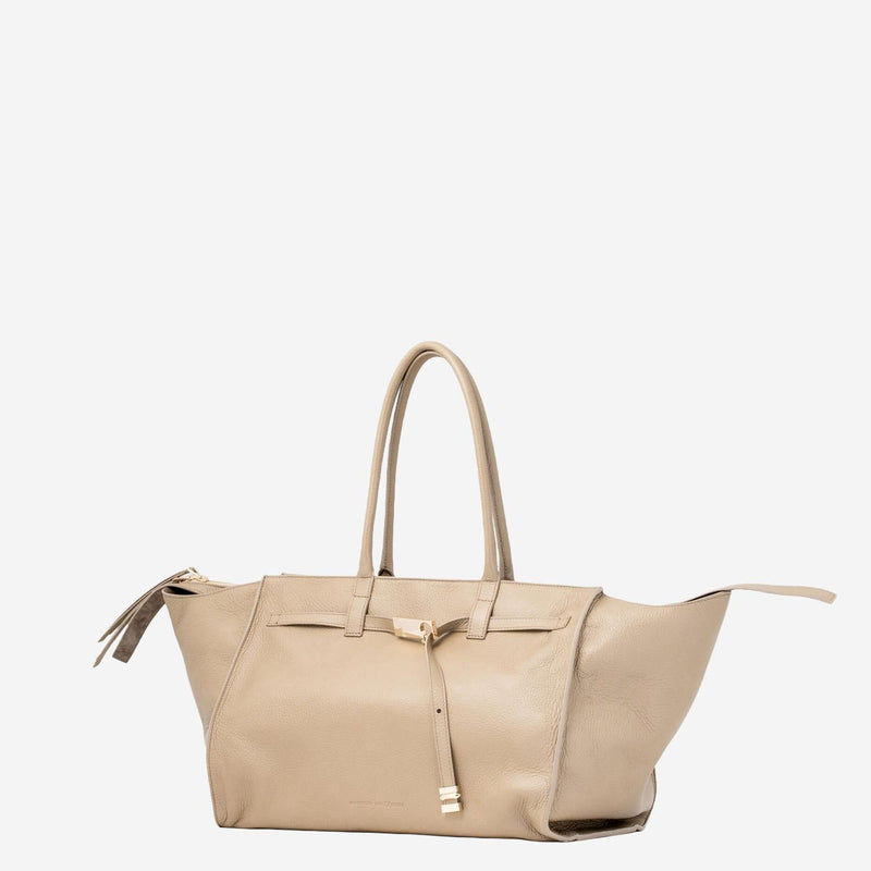 Benedetta Bruzziches Shoulder Bag — Beige Leather