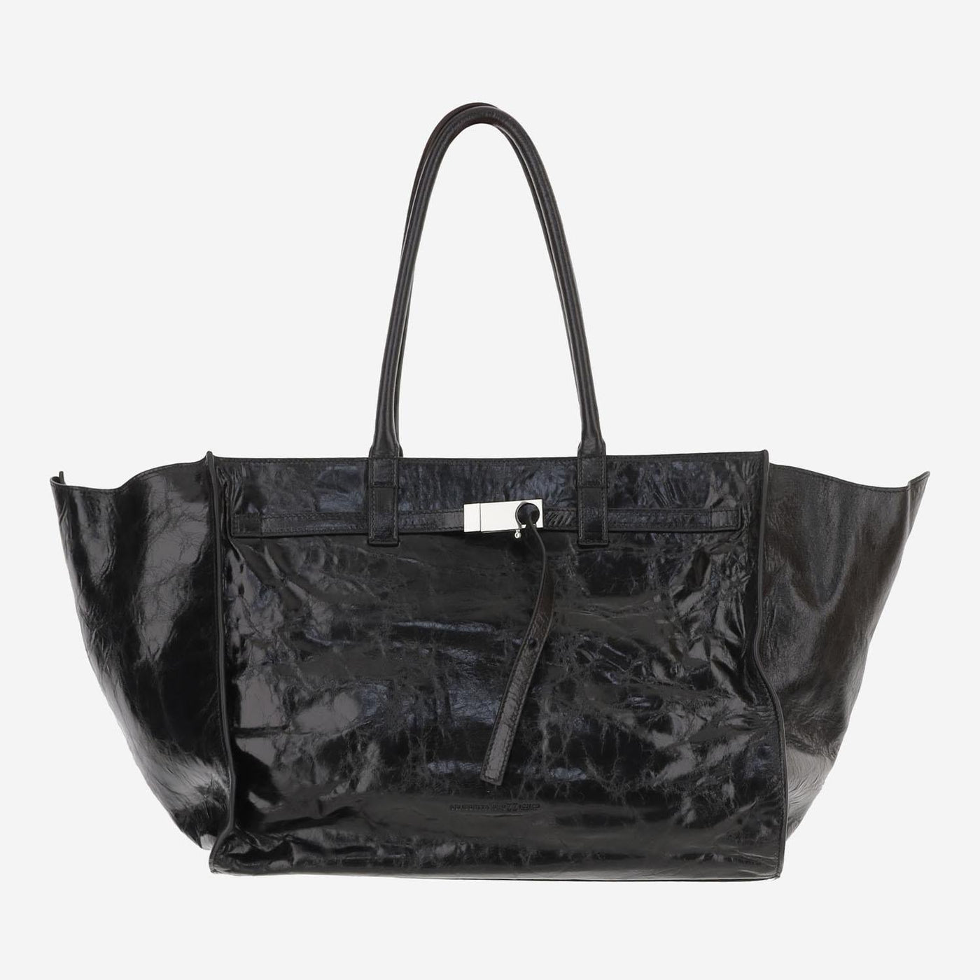 Benedetta Bruzziches Tote Bag — Black Leather