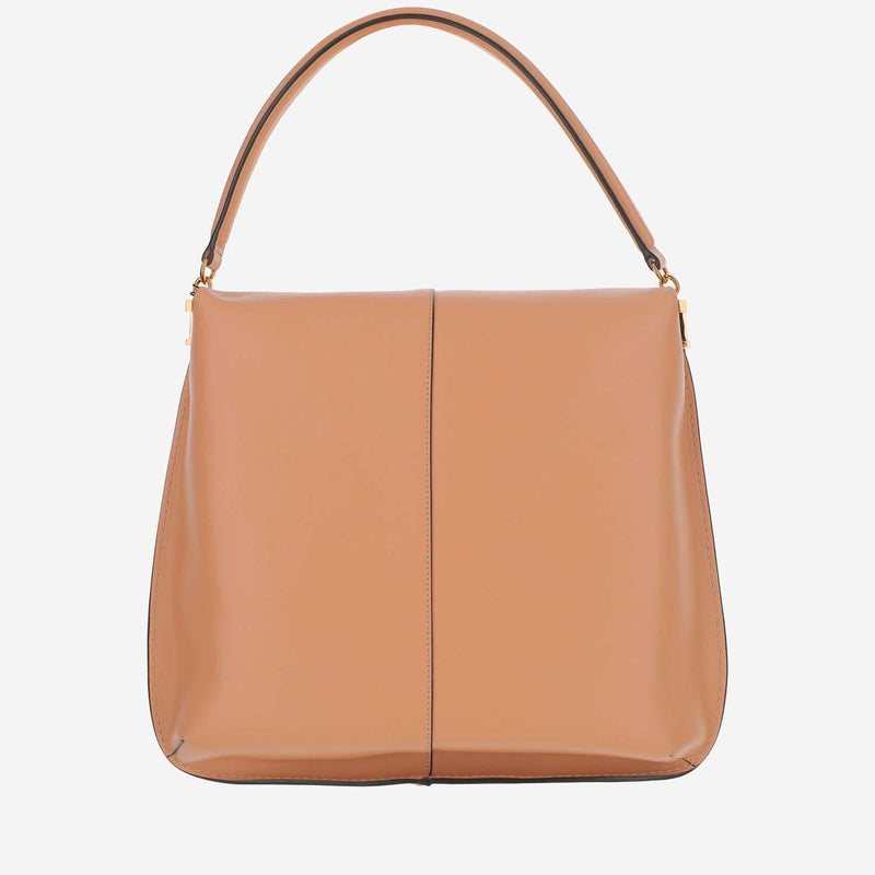 Tods Hobo Bag — Beige Leather