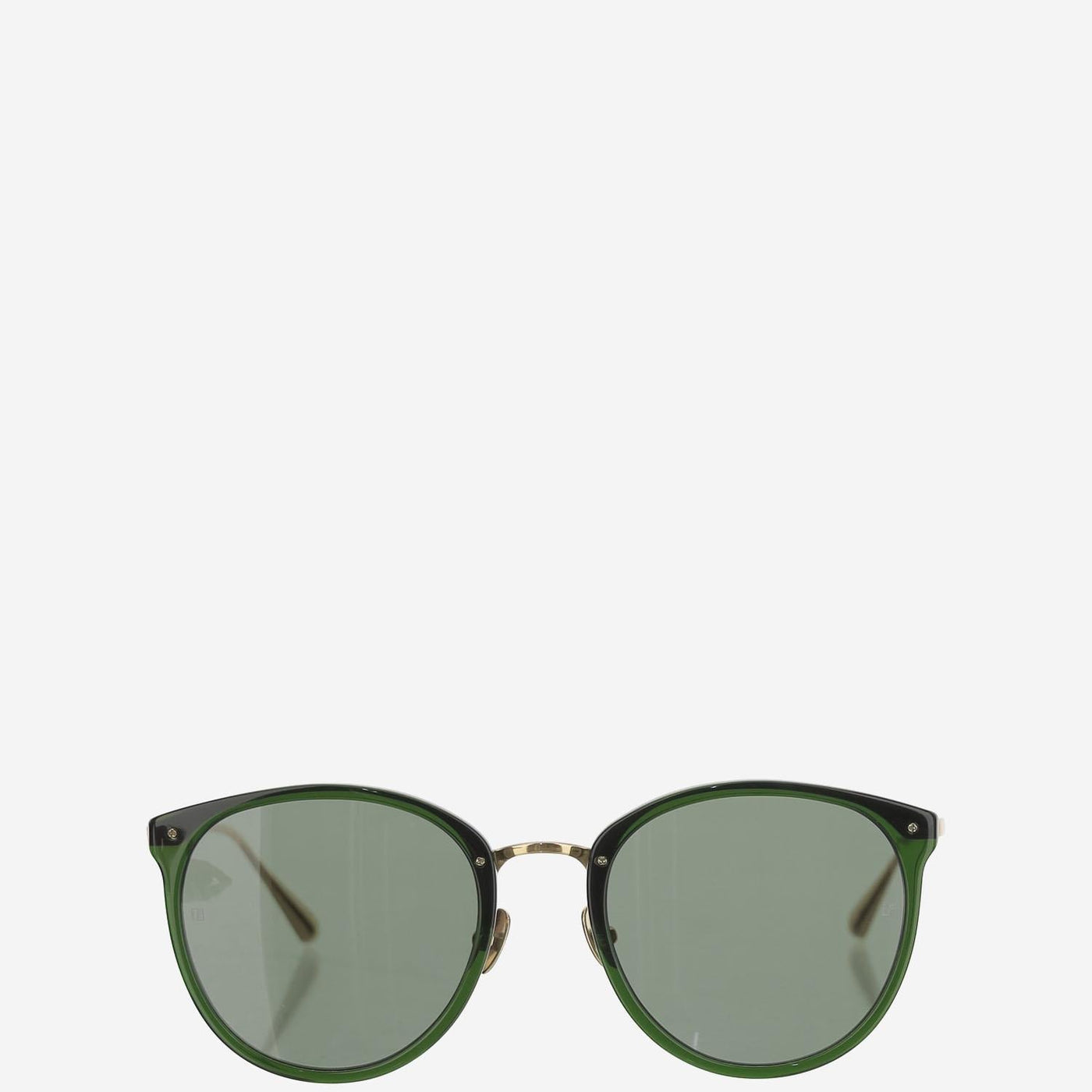 Linda Farrow Lfl251c100sun Sunglasses — Green Acetate
