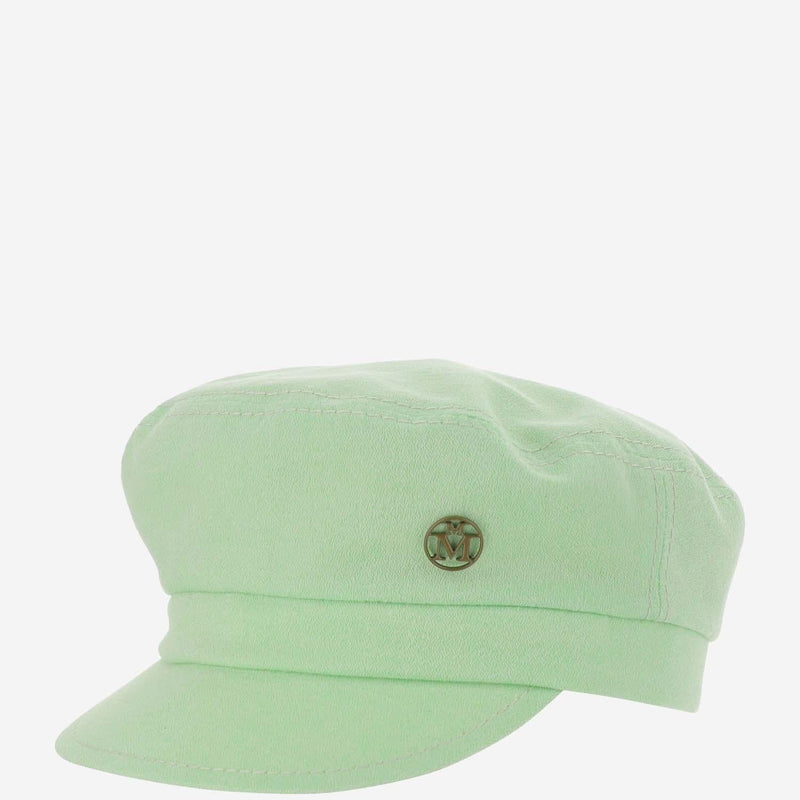 Maison Michel 2419009001 Reversible Cotton Felt Bucket Hat — Green
