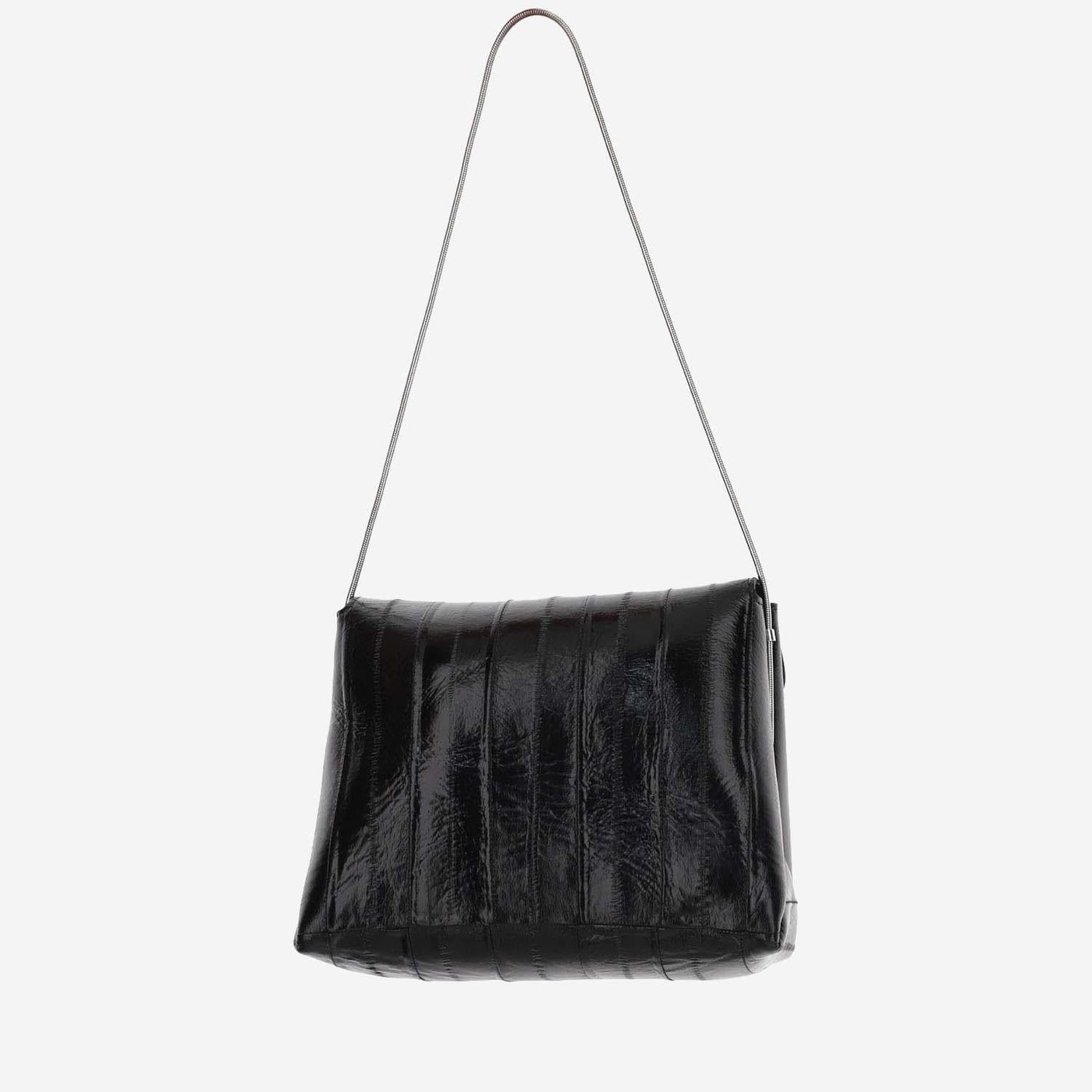 Khaite Bobbi Shoulder Bag — Black Aguilla Leather