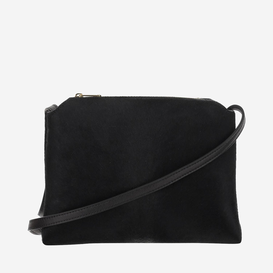 Khaite Lina Shoulder Bag — Black Calfskin