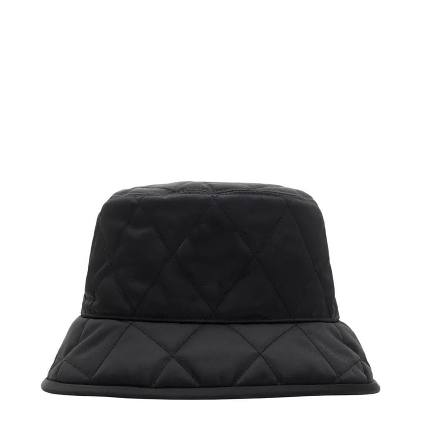 Burberry 8125534 Horseshoe-Quilted Bucket Hat — Black Polyamide