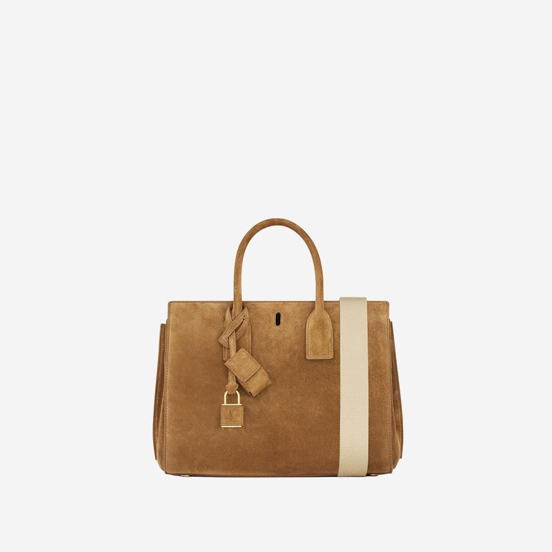 Saint Laurent Shoulder Bag — Brown Leather