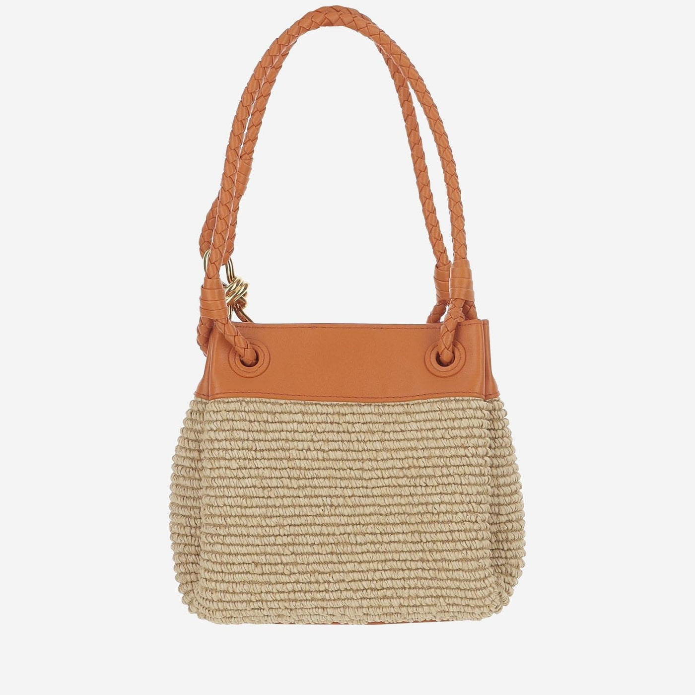 Bottega Veneta Parachute Shoulder Bag — Beige Nylon