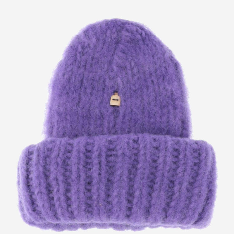 Myssy Iiris Beanie — Purple Wool Beanies