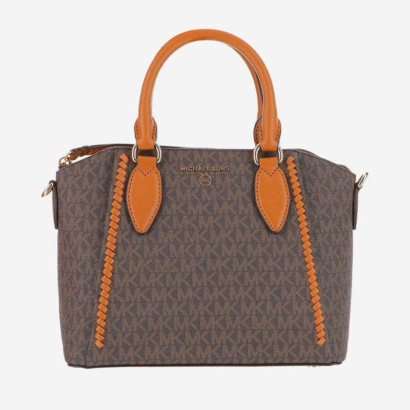 Michael Kors Sienna Shoulder Bag — Brown 89.pvc