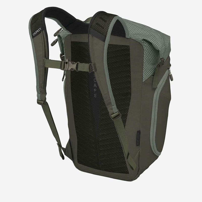 Osprey Transporter Backpack — Green Nylon Hand Bags