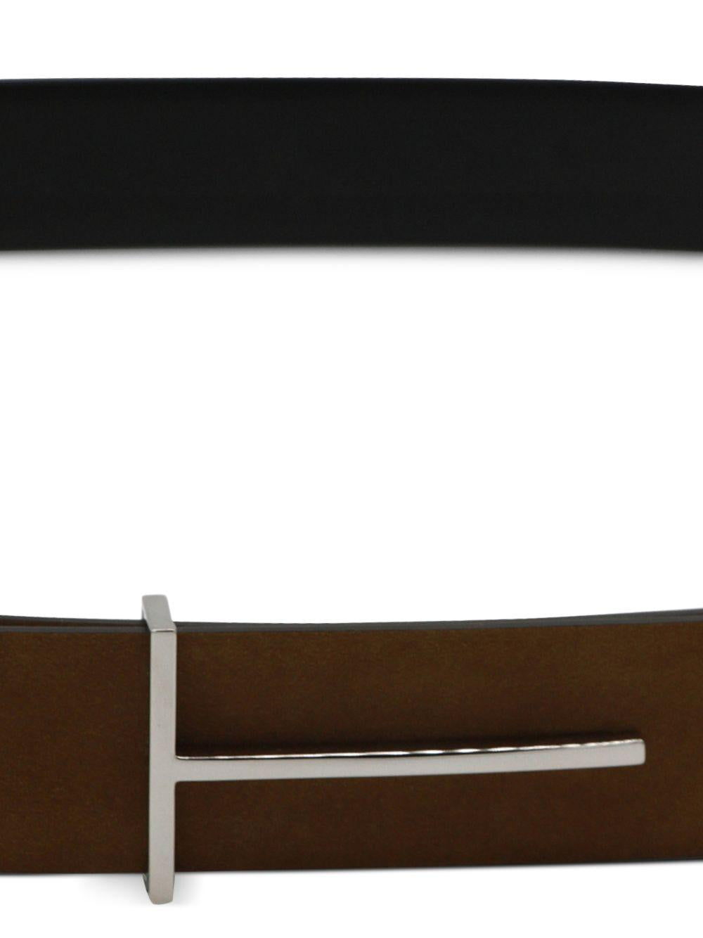 Tom Ford Calfskin Belt — Brown