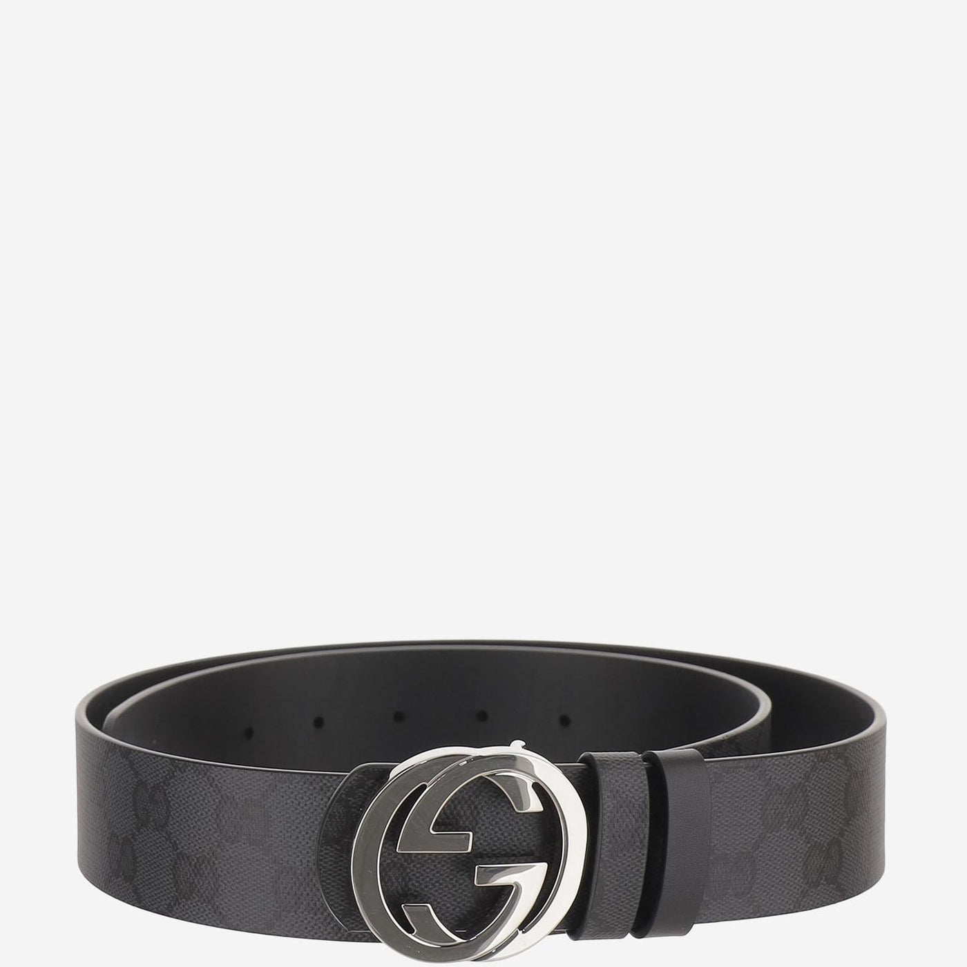 Gucci Gg Belt — Black Leather