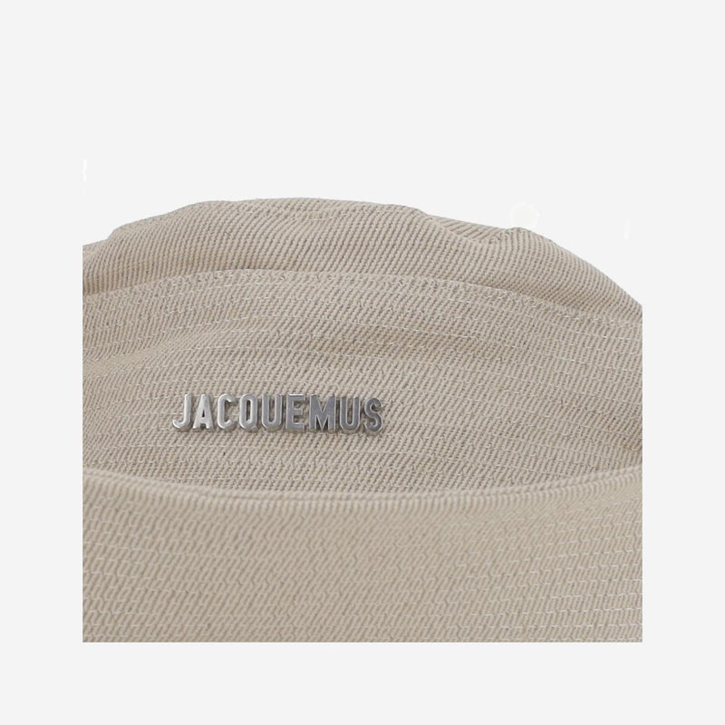 Jacquemus Acu00721aw00595 Linen-Cotton Blend Bucket Hat — White