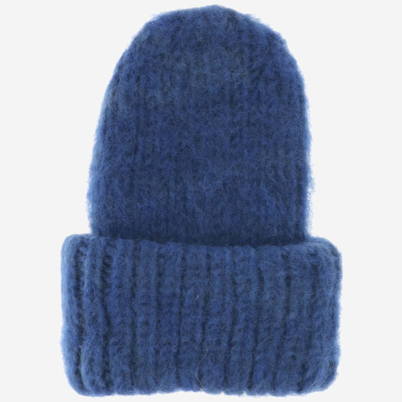 Myssy Laguuni Beanie — Navy Wool Beanies