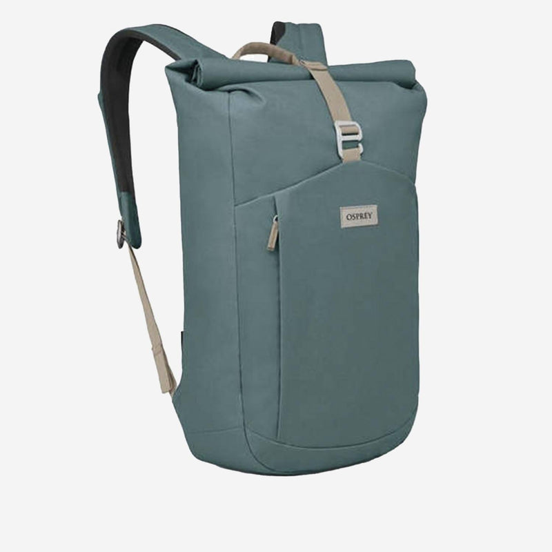 Osprey Roll-Top Nylon Backpack — Navy