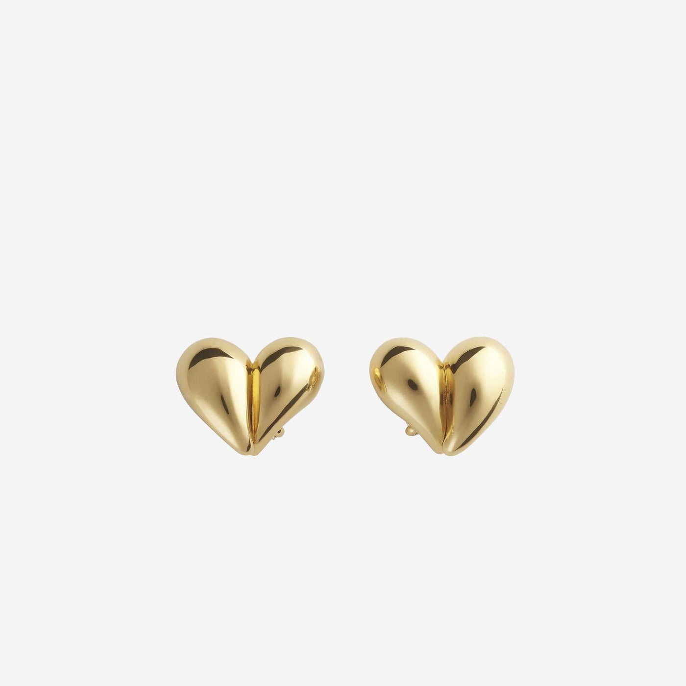 Bottega Veneta Drop Clip-On Earrings — Gold Sterling Silver