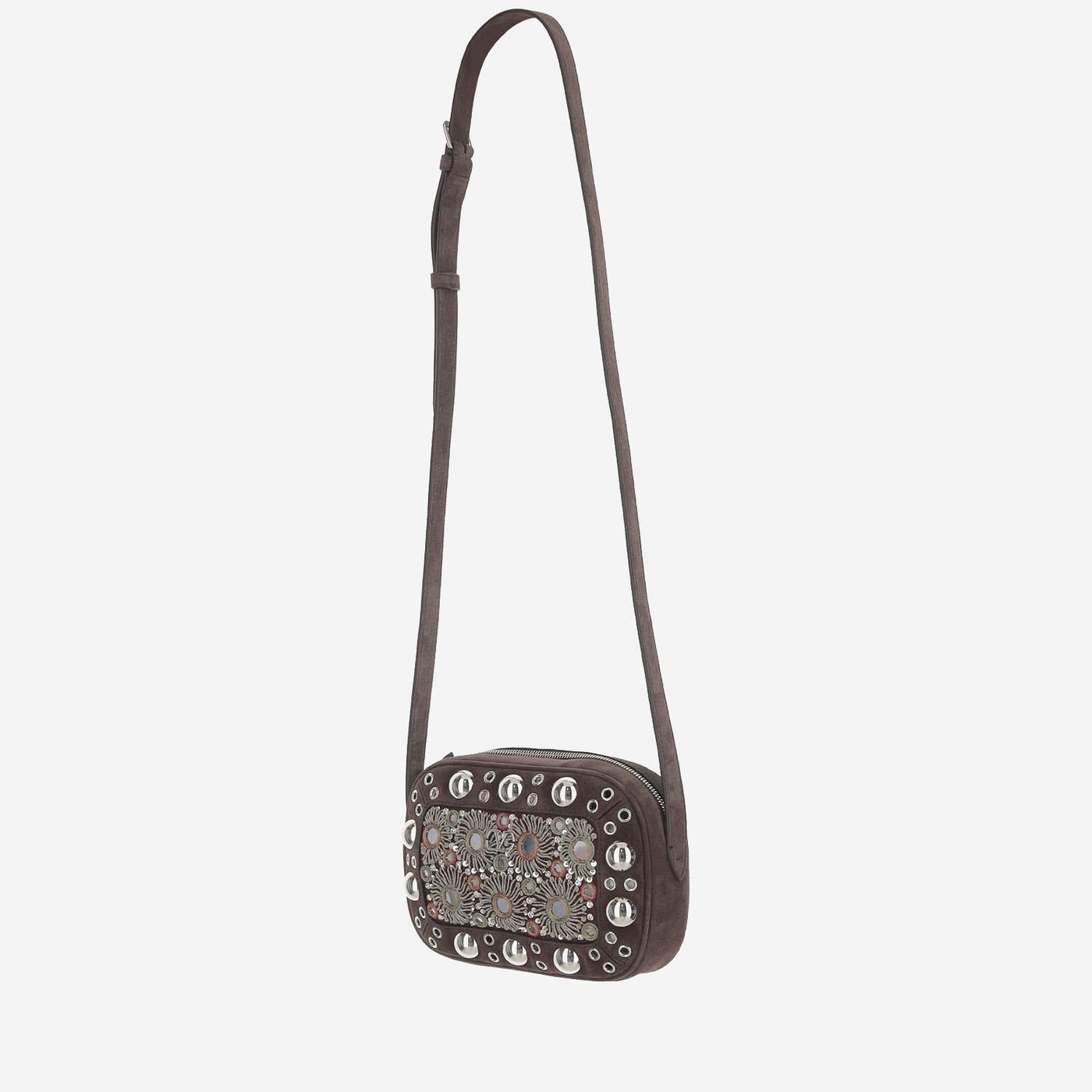 Valentino Garavani Nellcôte Shoulder Bag — Multicolor Leather