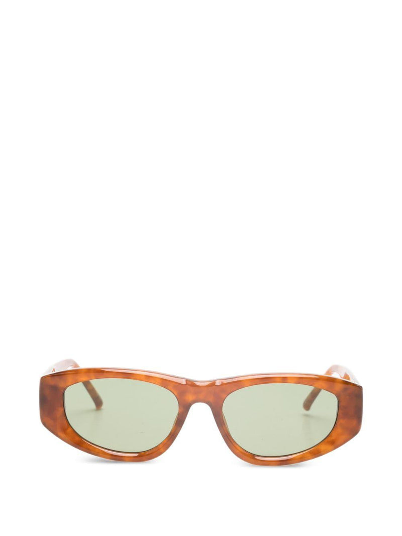 The Attico Attico80c3sun Sunglasses — Brown Acetate (frame)
