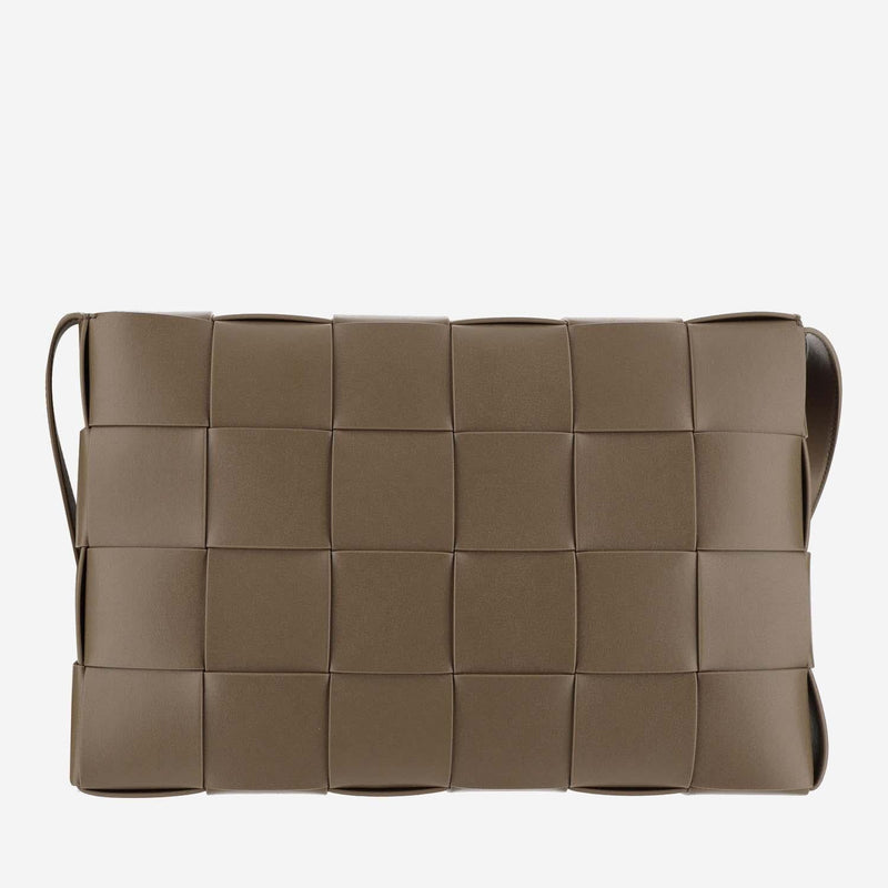 Bottega Veneta Shoulder Bag — Brown Leather