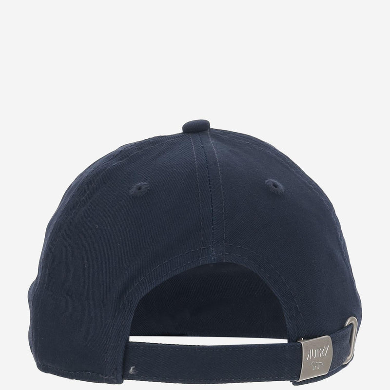 Autry Acpumk3b Logo-Embroidered Cotton Baseball Cap — Navy Caps