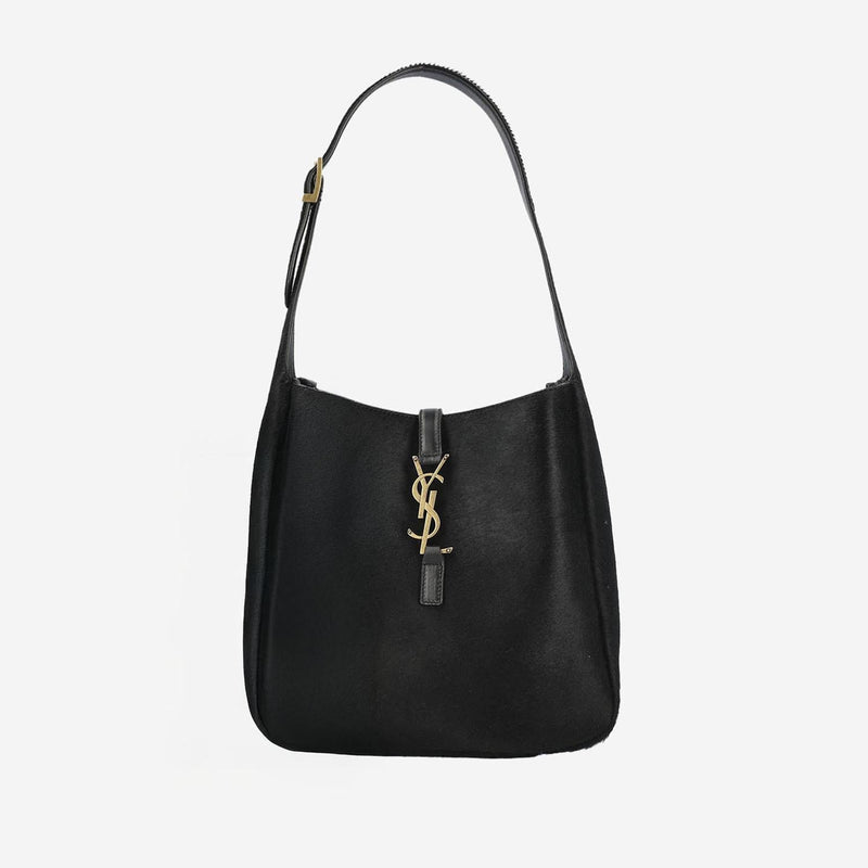 Saint Laurent Le Shoulder Bag — Black Leather