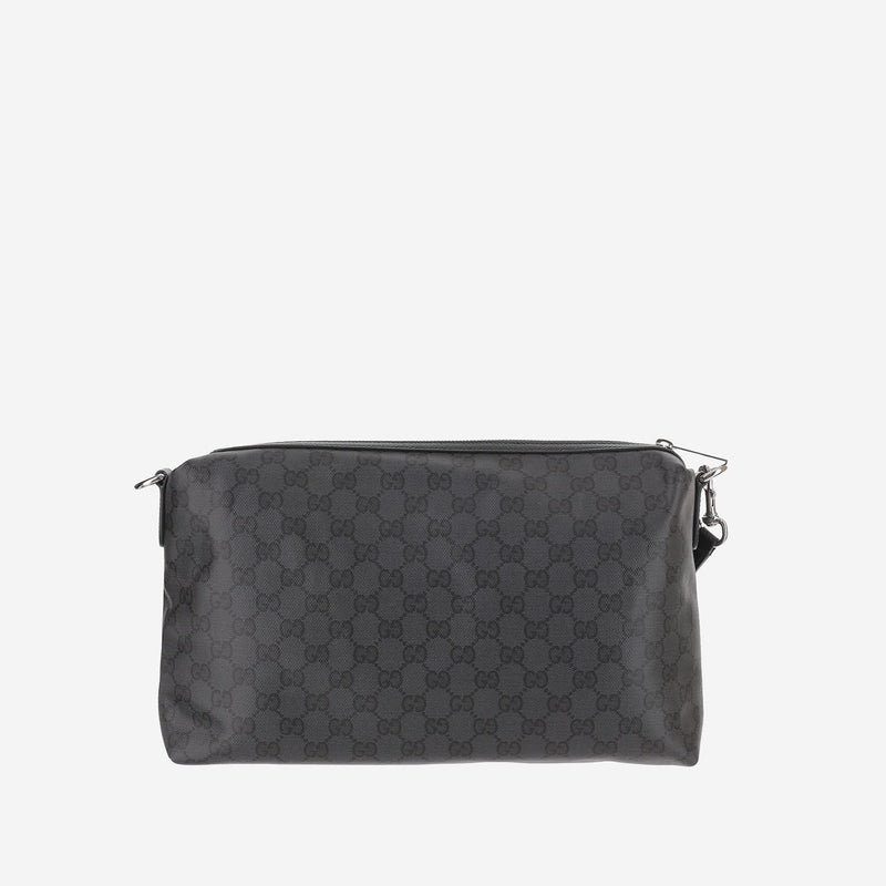 Gucci Essence Shoulder Bag — Black Cotton
