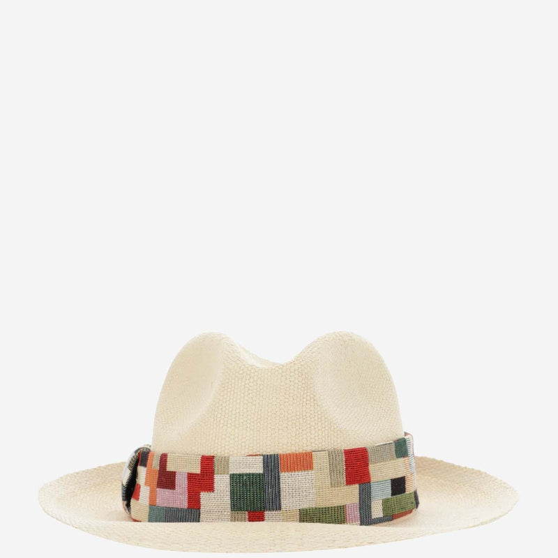 Alexia Alvarez De Toledo Panama Hat — White Raffia