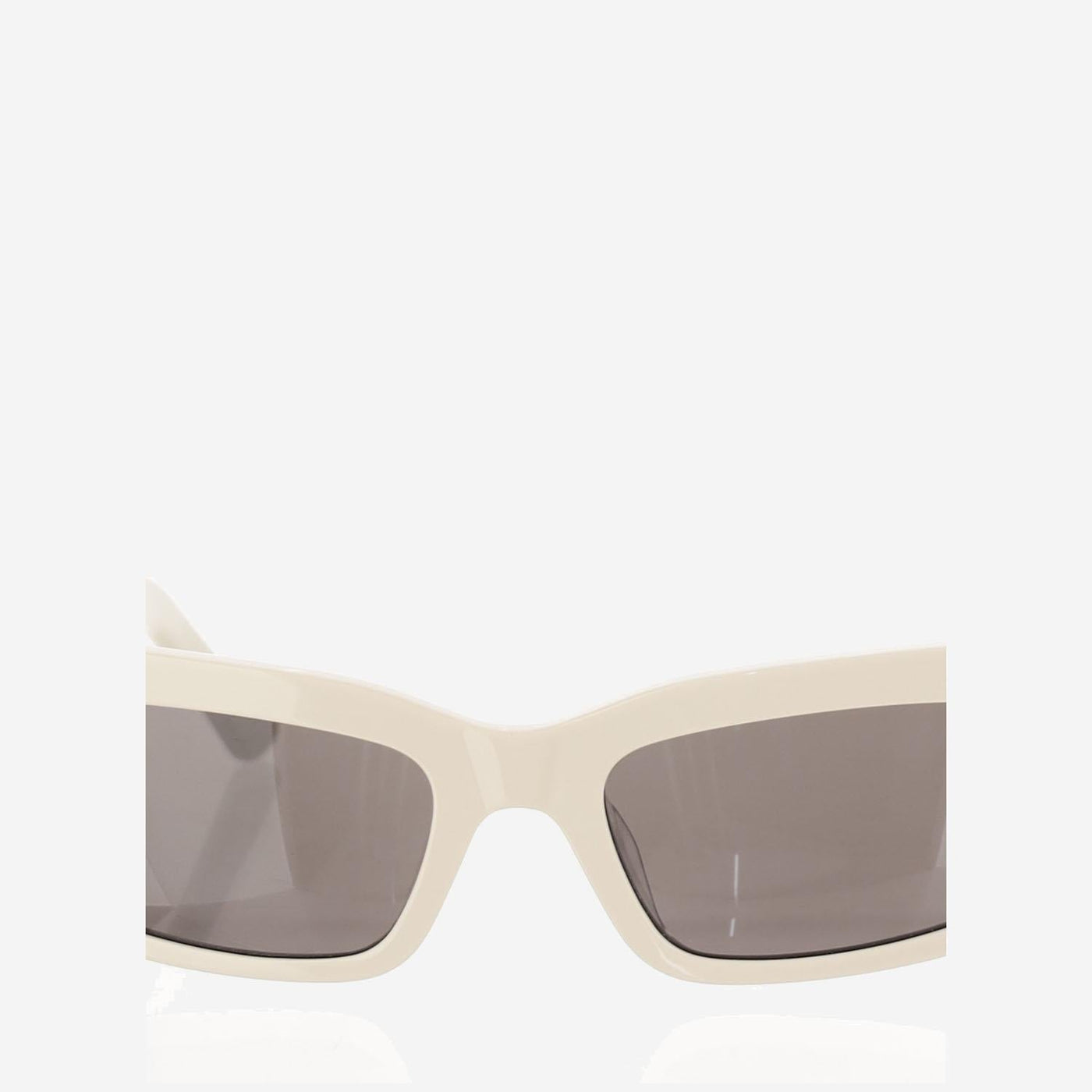 Balenciaga 773507 Logo Acetate Sunglasses — Ivory