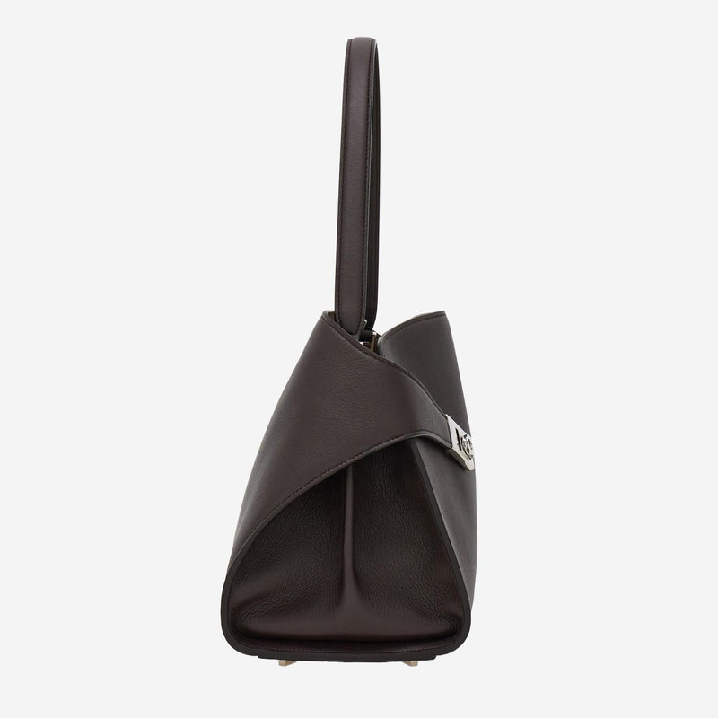 Ferragamo Hug Shoulder Bag — Brown Leather