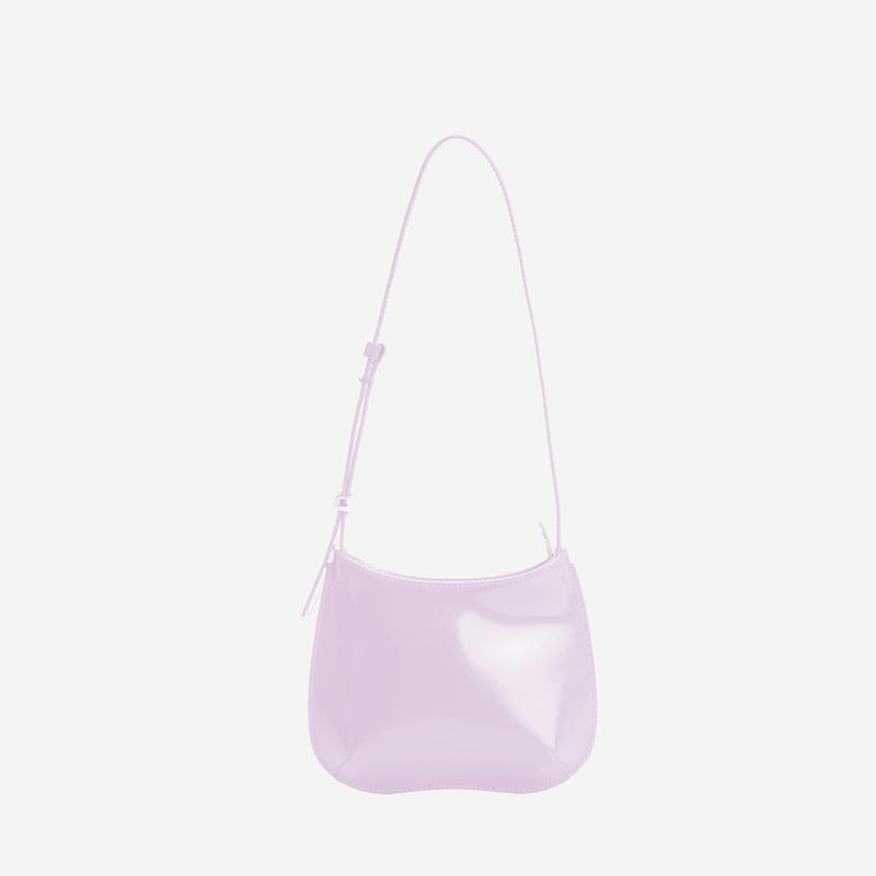 Jacquemus Le Petit Bisou Shoulder Bag — Pink Leather