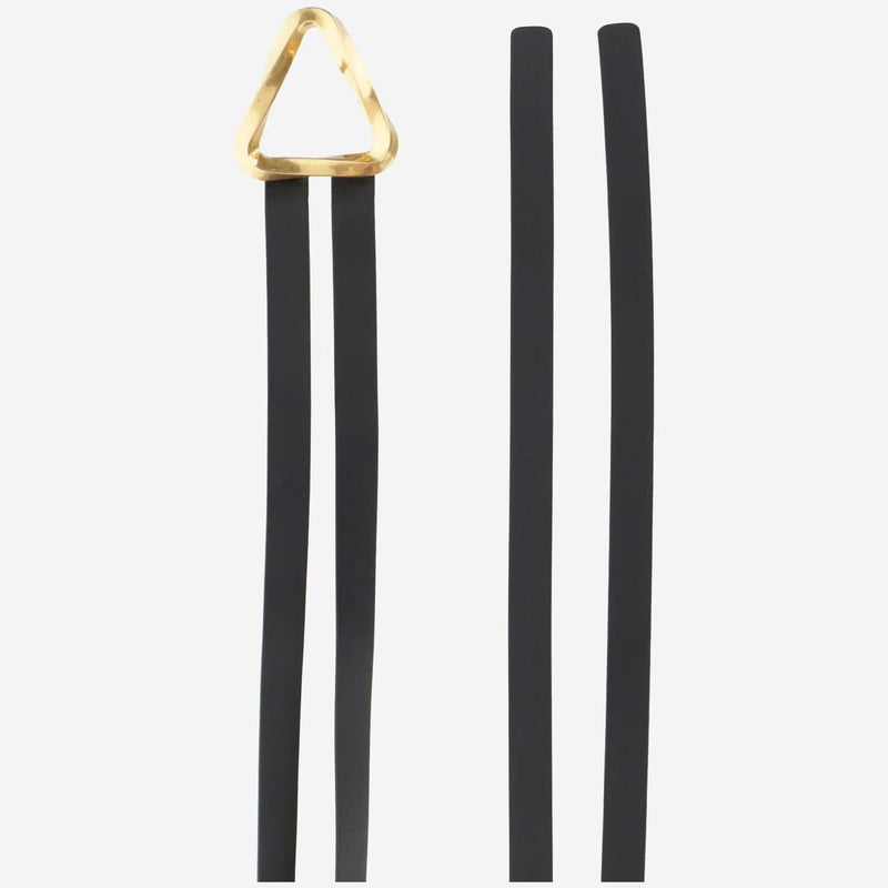 Bottega Veneta Belt — Black Calfskin
