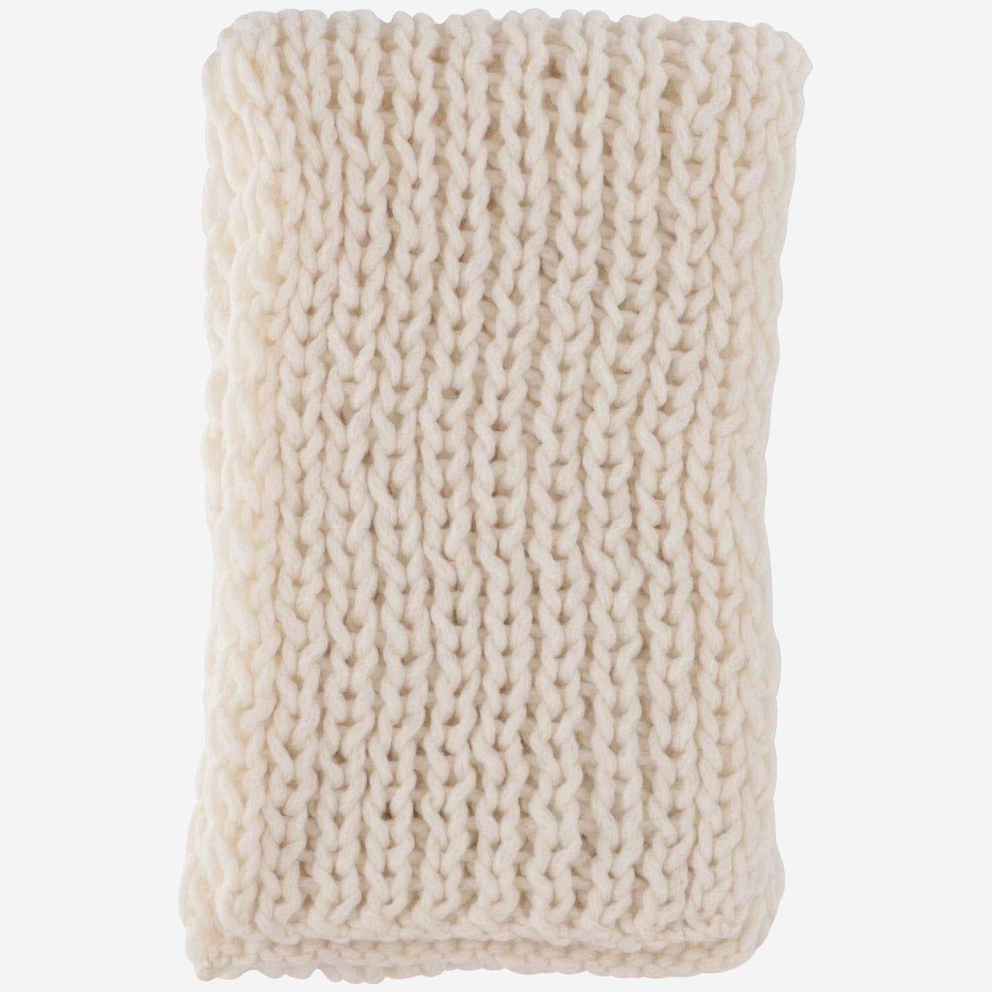 Evyinit Merino Wool Blend Scarf — Ivory Scarfs