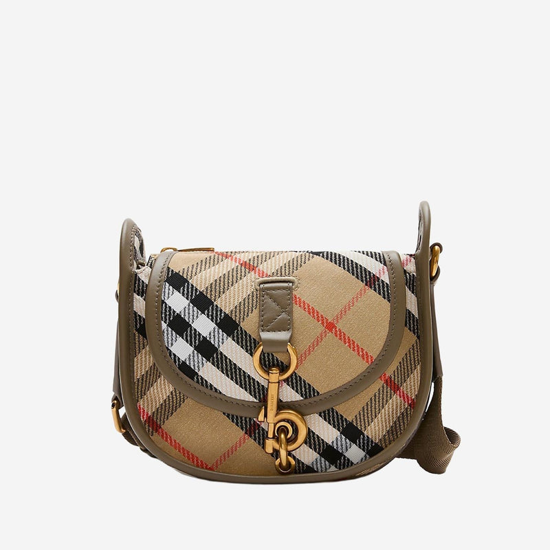Burberry Shoulder Bag — Beige Polyester