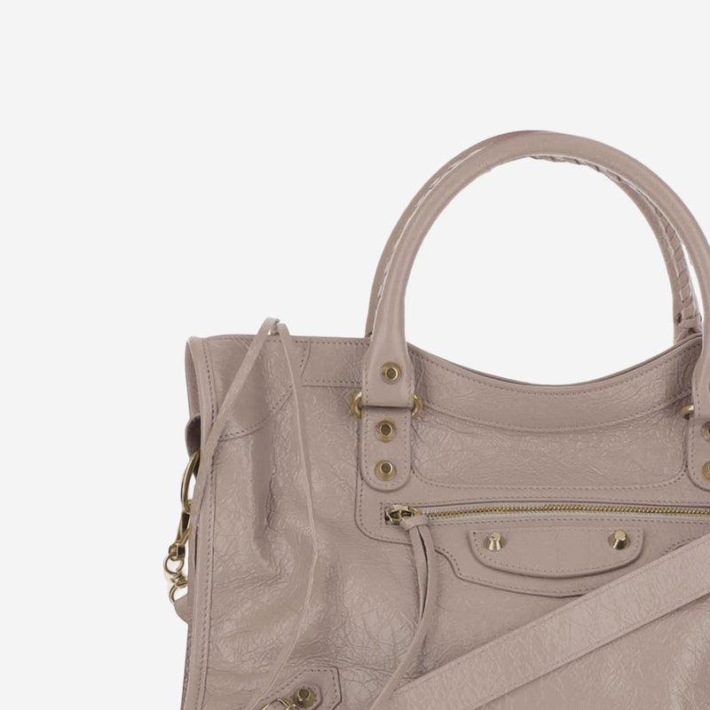 Balenciaga Le City Shoulder Bag — Pink Leather