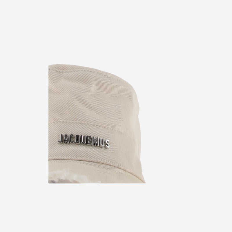 Jacquemus Acu00002ae00014 Bucket Hat — Ivory Cotton