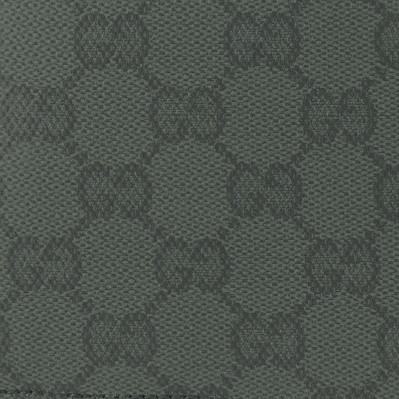 Gucci Gg-Patterned Canvas Bi-Fold Wallet — Green Cotton & Cardholders