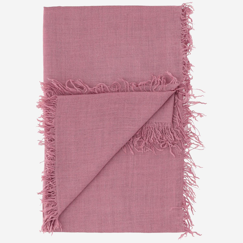Faliero Sarti Enrica Scarf — Pink Cashmere Scarfs