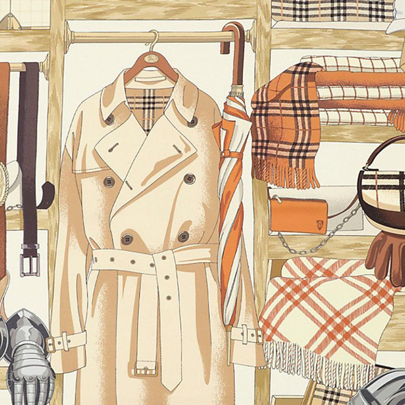 Burberry Silk Twill Print Scarf — Multicolor Scarfs