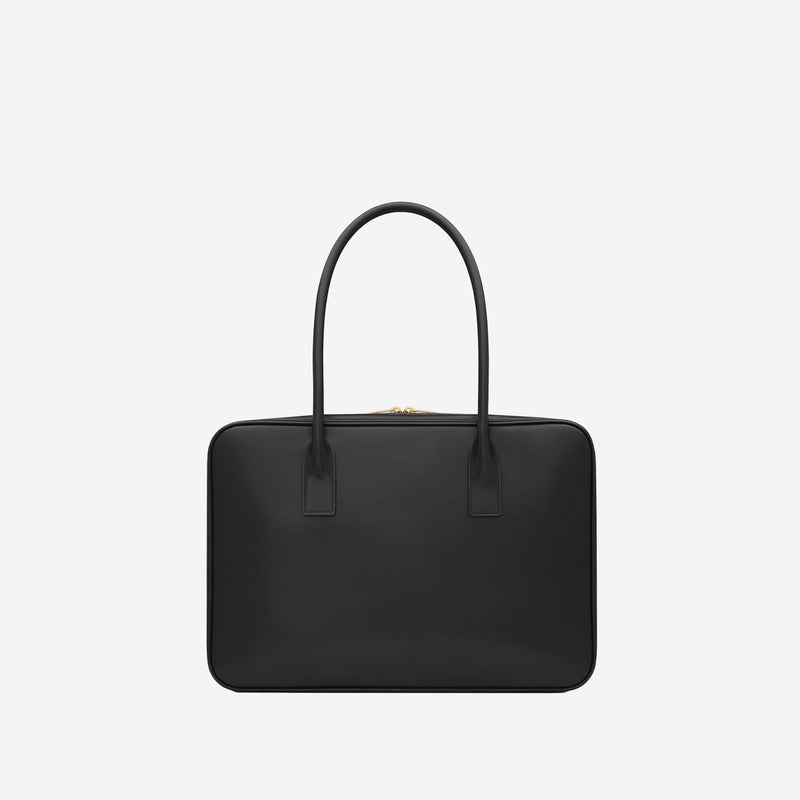 Saint Laurent Sac De Jour Shoulder Bag — Black Leather