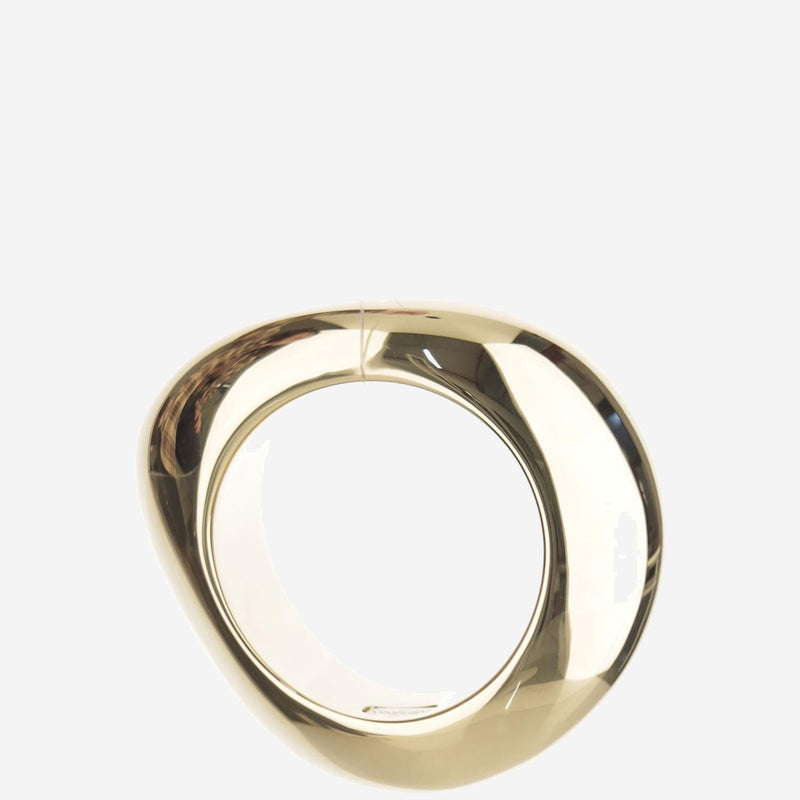 Saint Laurent Wavy Gold-Tone Brass Bracelet — Gold Bracelets