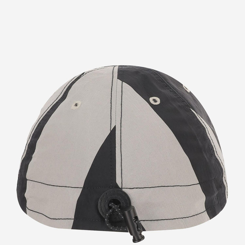 Jacquemus Acu00799aw00753 Striped Polyamide Baseball Cap — Multicolor Caps