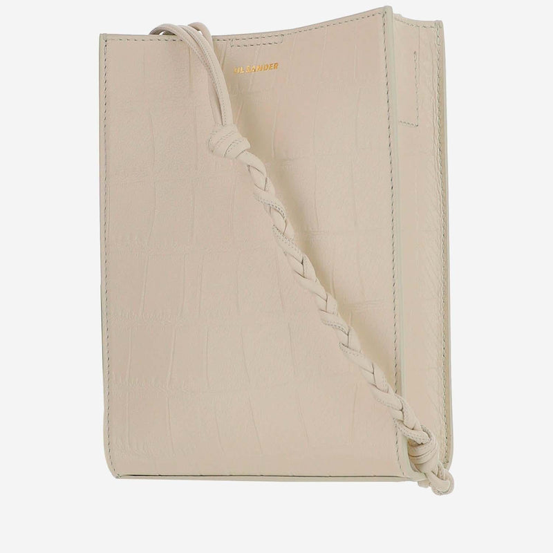 Jil Sander Crossbody Bag — Beige Calfskin