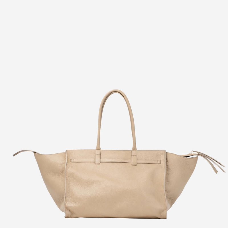 Benedetta Bruzziches Shoulder Bag — Beige Leather