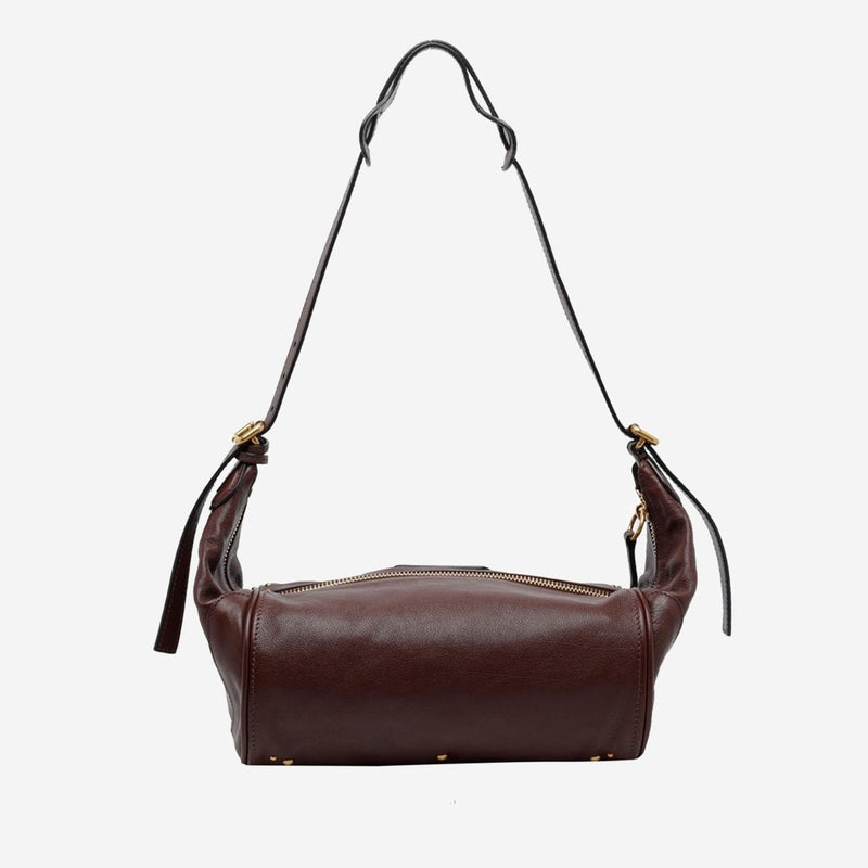 Chloé Paddington Shoulder Bag — Brown Leather