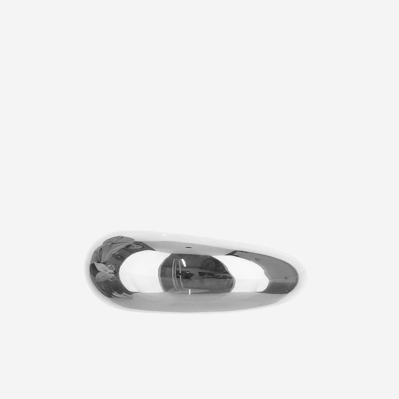The Frankie Shop Polished Rigid Brass Bracelet — Silver Bracelets