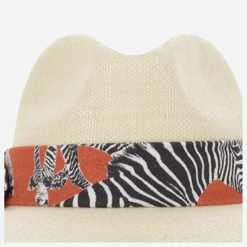 Alexia Alvarez De Toledo Panama Hat — White Raffia