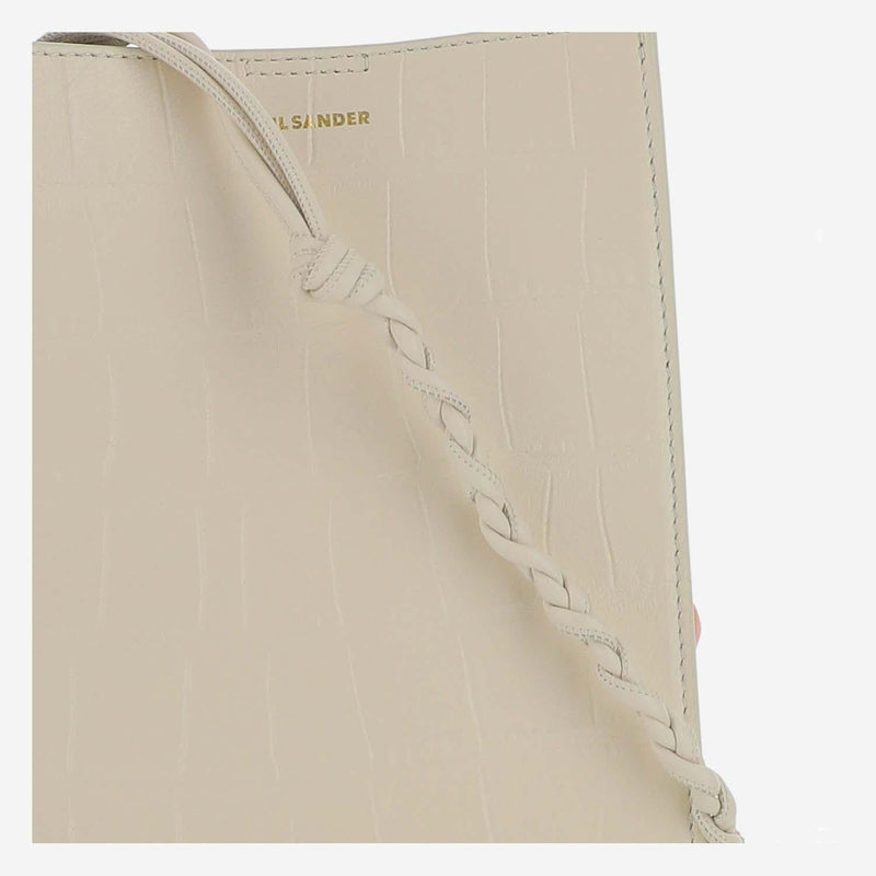 Jil Sander Crossbody Bag — Beige Calfskin